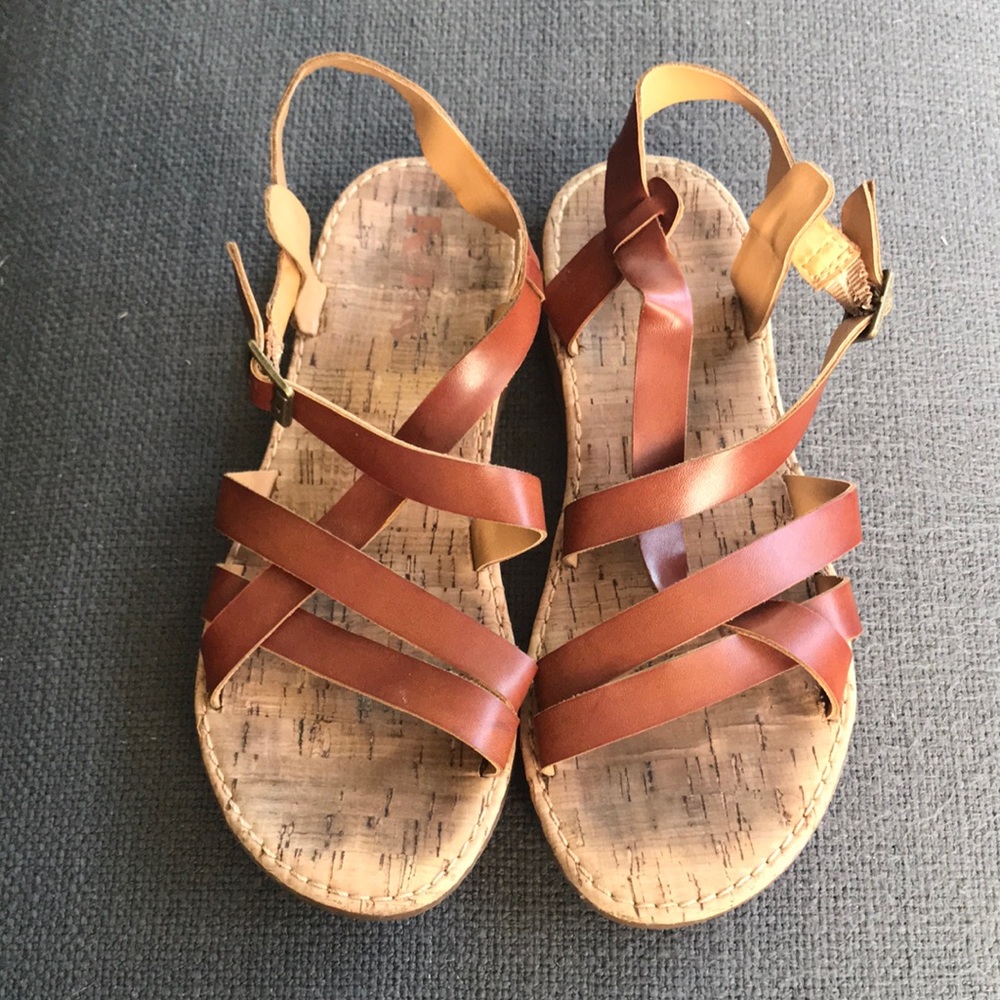 Pre-worn Korks Sandals
